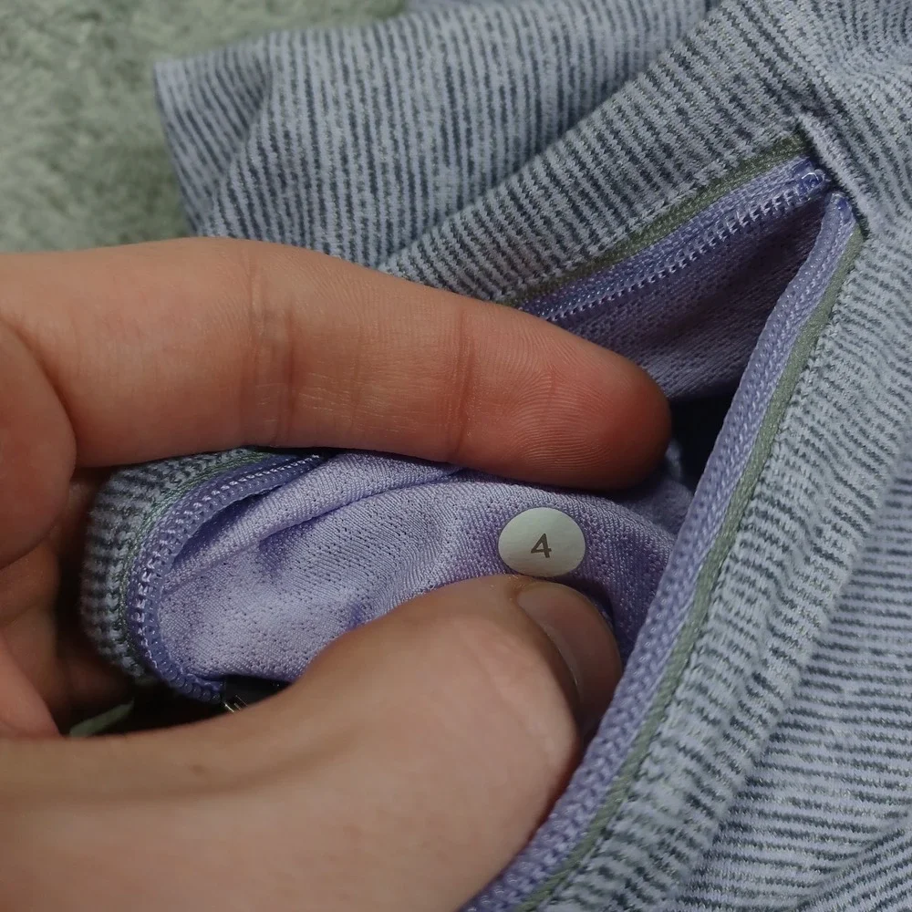 Lululemon Pullover Womens 4 Purple 1/4‎ Zip Activewear Pullover Logo